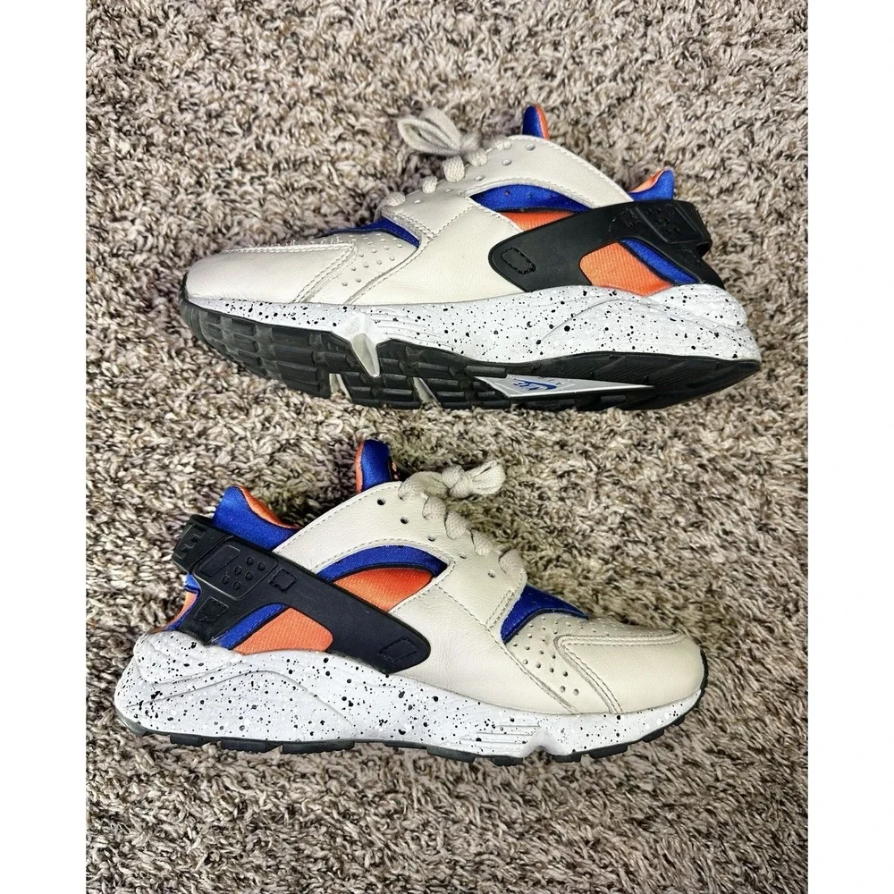 Nike Air Huarache OG Mowabb Men's Size 5 Tan Hyper Royal Running Athletic Shoes